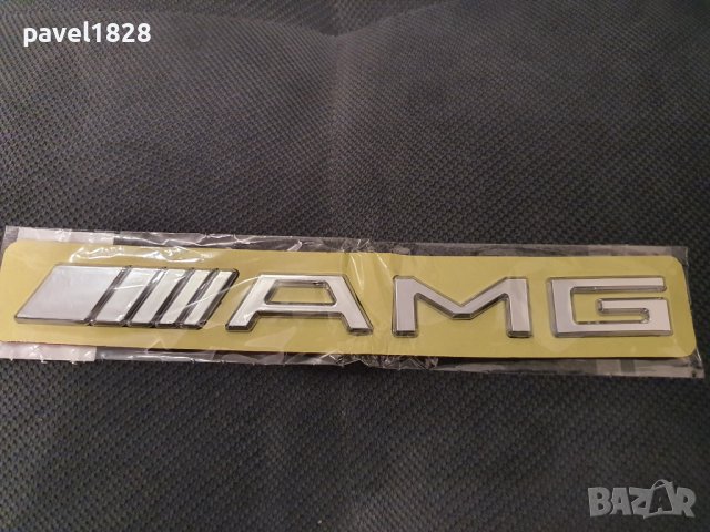 Емблема AMG Хром  за mercedes benz 
