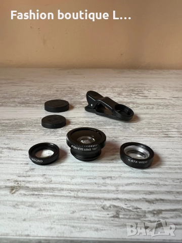 Универсален комплект от 3 броя лещи за телефон с щипка подходящи за всички марки и модели ❤️
