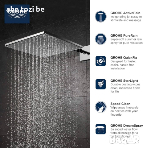 GROHE rainshower 310 MONO Cube new душ, снимка 3 - Душове - 44842362
