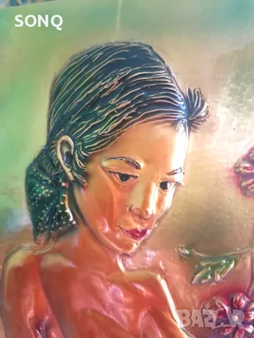 Невероятно Красиво Старо Медно Пано, снимка 2 - Пана - 47455909