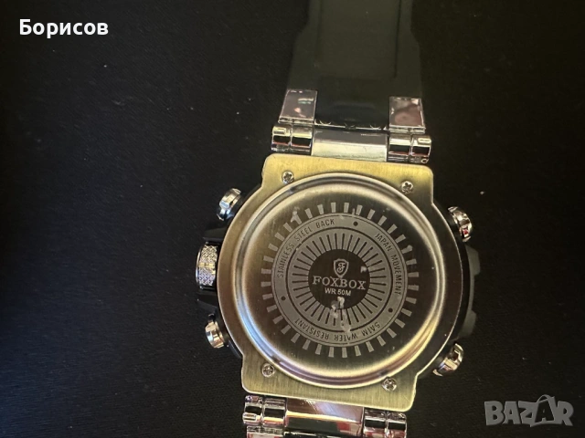 Мъжки спортен часовник FOXBOX – Удароустойчив + Стилна кутия, снимка 4 - Мъжки - 53486709