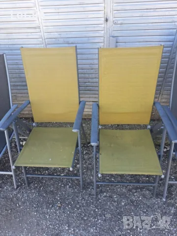 Сгъваеми шезлонг столове -8 броя, снимка 2 - Къмпинг мебели - 49987834