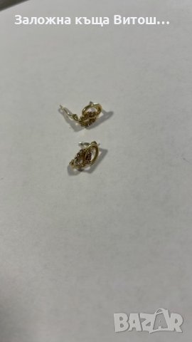 Златни Обеци 14к/1.12 гр., снимка 3 - Обеци - 39032116