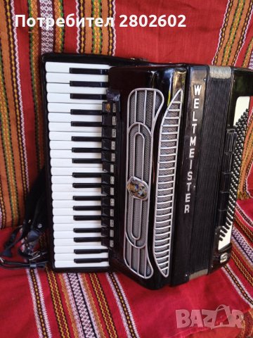 Продавам акордеон Weltmeister S4 С4, снимка 4 - Акордеони - 37543001