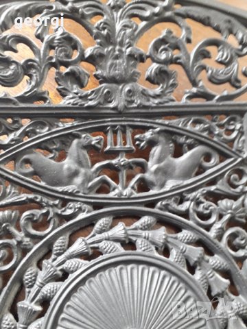 Немска метална декоративна чиния за стена Buderus 1731, снимка 4 - Декорация за дома - 32861256