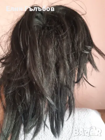 Перука, черна синтетична, снимка 7 - Аксесоари за коса - 50299724