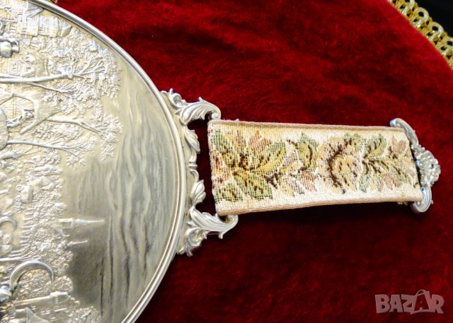 WMF плакет,медал,пано от калай с релефна картина Лято. , снимка 5 - Антикварни и старинни предмети - 44117184