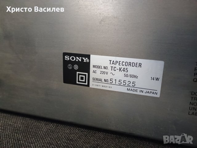 Sony tc-k45, снимка 3 - Декове - 44017571