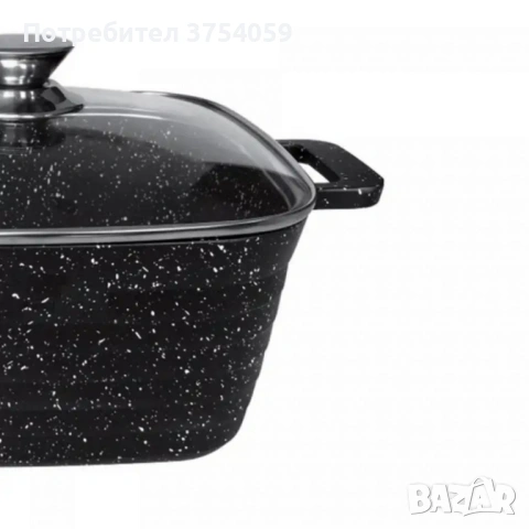 Комплект тенджери – Cheffinger от 3 части с мраморно покритие и капаци + подарък 2 ръкавици, снимка 5 - Съдове за готвене - 53124072