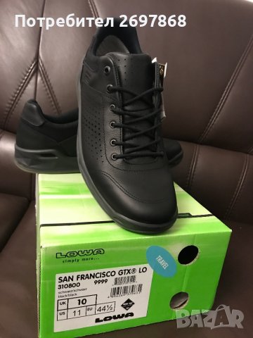 Обувки LOWA San Francisco GTX GORE TEX N 44, снимка 6 - Спортни обувки - 43493204