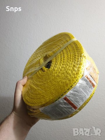 Колан за теглене на автомобили, ремаркета, каравани, кемпери и други, ~ 14 тона 9.1 метра, снимка 2 - Аксесоари и консумативи - 40318729