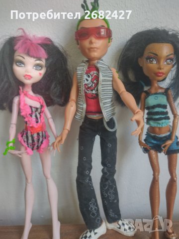 Monster High - Робека Стийм, Monster High Ghouls Alive Deuce Gorgon,, снимка 3 - Кукли - 37319220