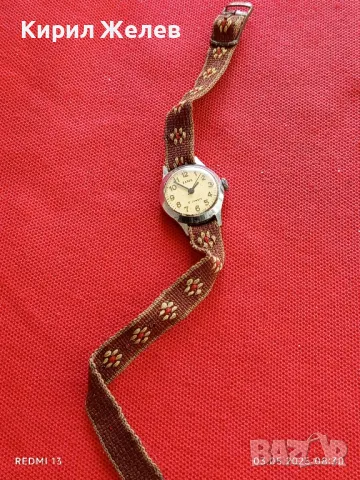 Стар механичен часовник дамски Заря СССР 17 камъка за ремонт части КОЛЕКЦИЯ 38816, снимка 5 - Антикварни и старинни предмети - 50136767