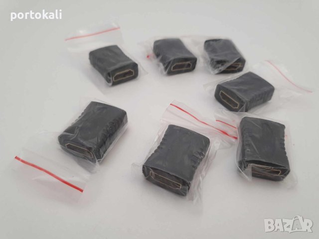 Преходник, адаптер HDMI (F) – HDMI (F), снимка 3 - Кабели и адаптери - 43226101