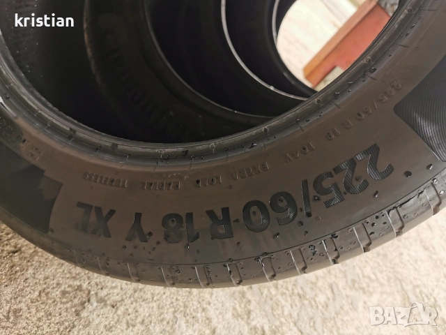 continental 225 60 18 като нови, снимка 3 - Гуми и джанти - 53495171