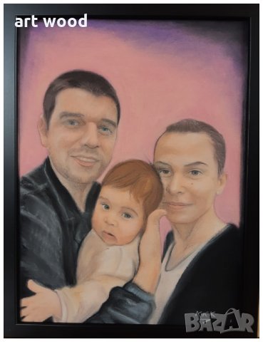 Детски и семейни портрети-ръчно рисувани, снимка 7 - Картини - 28968718