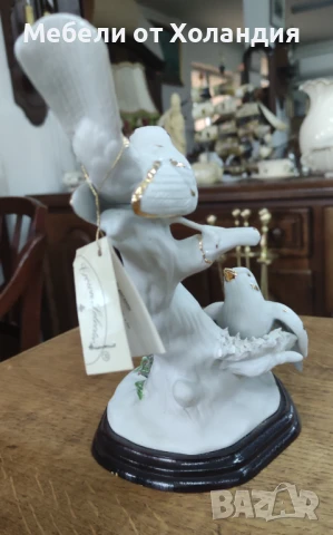 Порцеланова статуетка на птички, снимка 5 - Статуетки - 50999882