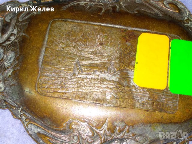 АР НУВО Старинна с КРАСИВА ГРАВЮРА МЕДНА БОНБОНИЕРА ЧИНИЙКА МАЙСТОРСКА РЪЧНА ИЗРАБОТКА сПАТИНА 41543, снимка 13 - Антикварни и старинни предмети - 43738907