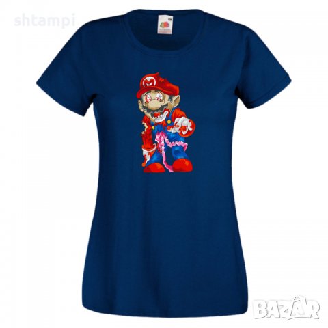 Дамска тениска Mario Zombie 6 Игра,Изненада,Подарък,Празник,Повод, снимка 1 - Тениски - 37238177