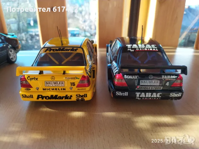 1:18 Метални Модели на MERCEDES C-Klass DTM Team AMG - UT models, снимка 8 - Колекции - 50210342