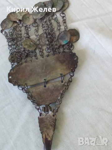 Възрожденски накит трепка сребърен  50790, снимка 14 - Антикварни и старинни предмети - 52233101