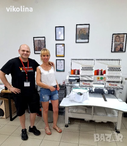 Двуглава машина за Бродерия 500мм х 400 мм със сертификат и патент, снимка 9 - Други машини и части - 48813020