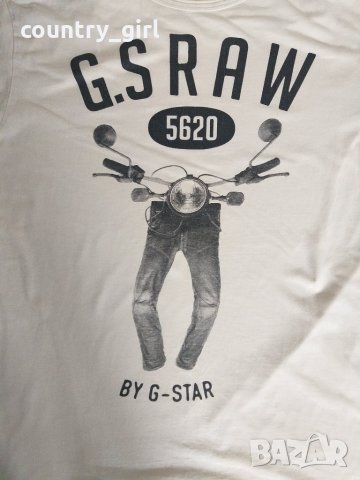 g-star restany - страхотна мъжка тениска 100% оригинал отлично състояние, снимка 2 - Тениски - 28665504