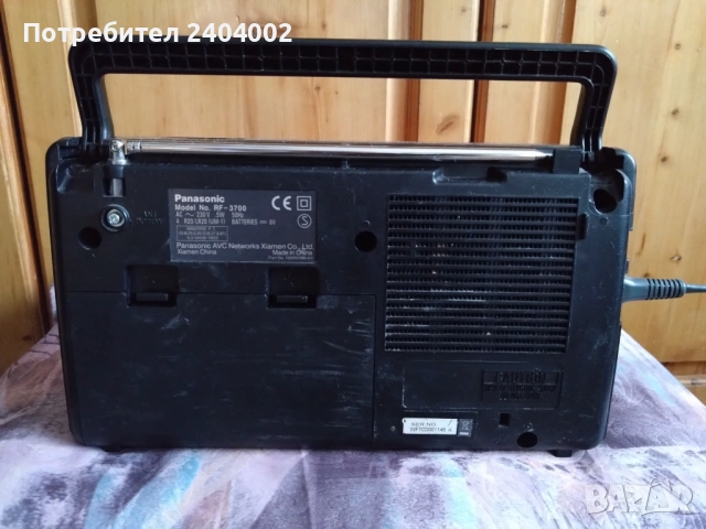 Радио с цифрова скала Panasonic RF-3700, снимка 6 - Радиокасетофони, транзистори - 53410211