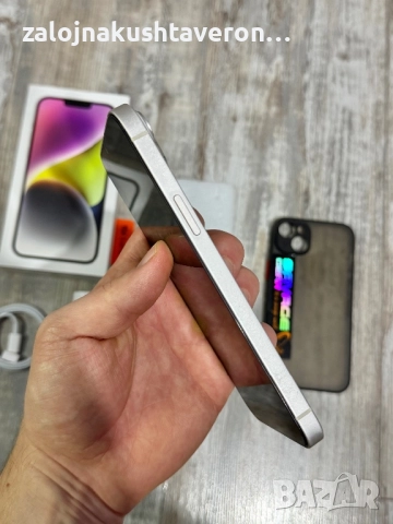  Iphone 14 Plus 256 GB - 100 % Battery Health Чисто Нова Батерия🔋 Отличен White, снимка 4 - Apple iPhone - 52541575