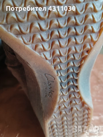 Топли ботушки Clarks  40 номер от естествена кожа, снимка 8 - Мъжки ботуши - 53392445