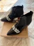 Боти от лак с камъни на Asos, снимка 2