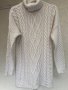 Модерен пуловер ,памук,млечен цвят, снимка 7