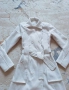 Стилно бяло палто от кашмир, снимка 10