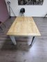 Дървена трапезна разтегателна маса 100 % дъб за 6 - 8 човека, снимка 7
