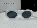 Celine 2023 дамски слънчеви очила елипса овални бели, снимка 5