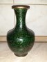 Cloisonne Клоазоне стара ваза бронз клетъчен емайл, снимка 6