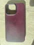 *Оригинал* Magsafe Кожен калъф Алкантара iphone 13 pro цвят Deep Purple, снимка 3