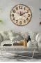 Antiques стенен часовник 60см , Голям стенен часовник за заведение,магазин,офис, снимка 2