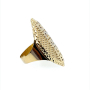 Златен дамски пръстен 2,66гр. размер:59 14кр. проба:585 модел:23025-1, снимка 3
