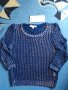 Нова блуза в кралско синьо, снимка 1 - Блузи с дълъг ръкав и пуловери - 43884402