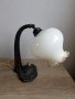 Стара настолна лампа с пепелник, снимка 6