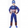 Детски Костюм Капитан Америка с Маска и Мускули, снимка 1 - Други - 38130774