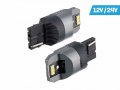 ЛАМПА VISION W21W (T20D) 12 24V 6X 3020 SMD LED, НЕПОЛЯРНА, CANBUS, БЯЛА, 2 БР.58334 1КТ., снимка 1 - Аксесоари и консумативи - 39025287