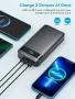 Нов Power Bank 30000mAh Бързо Зареждане 4 Порта Външна Батерия зарядно, снимка 7