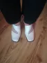 бели нови обувки лак и мрежа на удобен ток, снимка 7