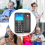 Tosaju 4G мобилен телефон за възрастни, без SIM, отключен, със SOS бутон, черен, снимка 7