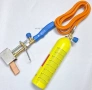 Горелка/поялник с флакон мап газ, маркуч дължина 2.5м, регулатор флакон газ.Произход Германия , снимка 2
