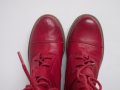 Кожени червени боти  № 36, снимка 4