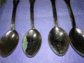 КОМПЛЕКТ 6 Стари РУСКИ БРОНЗОВИ ДЕБЕЛО ПОСРЕБРЕНИ ЛЪЖИЦИ с ФИЛИГРАННА ОРНАМЕНТИКА 42197, снимка 6