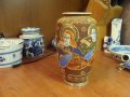  Сатцума антикварна  оригинална ваза, снимка 1 - Антикварни и старинни предмети - 27415541